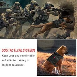 Mia's Pet Supply Leashes And Harness Tactical Service Dog Vest Harness