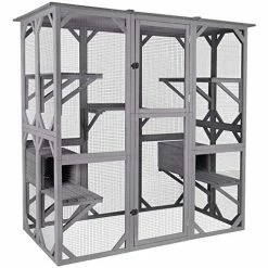 Mia's Pet Supply Aivituvin Cat House Outdoor Catio Kitty Enclosure