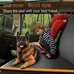 Mia's Pet Supply Dog Back Seat Cover Protector Travel