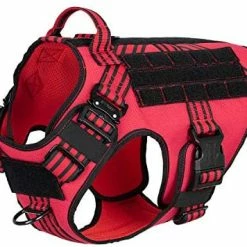 Mia's Pet Supply ICEFANG Tactical Dog Harness With 2X Metal Buckle, Leashes And Harness