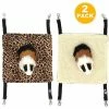 Mia's Pet Supply Rabbit Houses & Accessories EONMIR 2Pack Guinea Pig Hammock, Small Animal Hanging Bed Toys