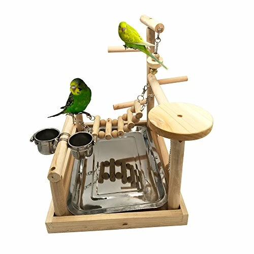 Top 10 😍 Mia's Pet Supply Aviary & Perches Parrots Playstand Bird Playground Wood Perch Gym 🎉 4 Mia's Pet Supply Aviary & Perches Parrots Playstand Bird Playground Wood Perch Gym