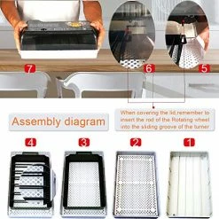 Promo 🎁 Mia's Pet Supply Egg Incubators With Automatic Egg Turning Turner For Hatching Turkey Goose Quail 🎁 10 Mia's Pet Supply Egg Incubators With Automatic Egg Turning Turner For Hatching Turkey Goose Quail