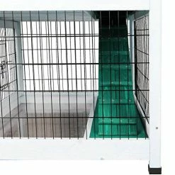 Mia's Pet Supply Petsfit Bunny Cage, Outdoor Rabbit Hutch Rabbit Houses & Accessories