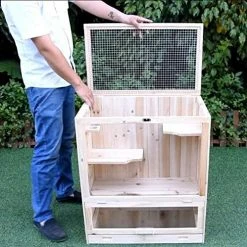 Best Pirce ❤️ Mia's Pet Supply Indoor Wood Small Animal House Pet Cage Rabbit Houses & Accessories 😉 15 Mia's Pet Supply Indoor Wood Small Animal House Pet Cage Rabbit Houses & Accessories