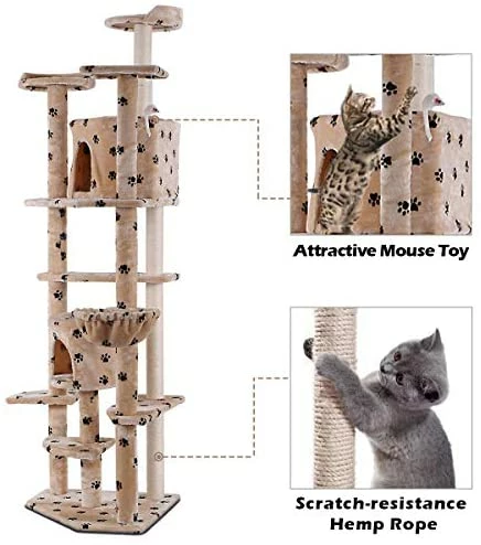 Wholesale ๐คฉ Mia's Pet Supply Tangkula Cat Tree, Kitten Condo Multi-Level Activity Tower Pet Furniture ๐ฅ 6 Mia's Pet Supply Tangkula Cat Tree, Kitten Condo Multi-Level Activity Tower Pet Furniture