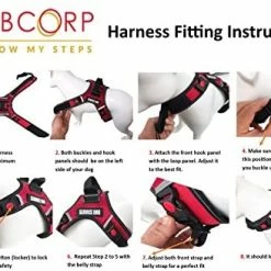 Outlet ❤️ Mia's Pet Supply Leashes And Harness ALBCORP Service 🐕 Dog Vest Harness - Reflective - Woven Nylon, Neoprene Handle 🌟 17 Mia's Pet Supply Leashes And Harness ALBCORP Service Dog Vest Harness - Reflective - Woven Nylon, Neoprene Handle