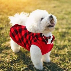 Mia's Pet Supply Kuoser British Style Plaid Dog Winter Coat