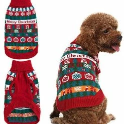 Mia's Pet Supply Mihachi Christmas Dog Sweater Apparel