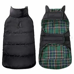 Best Sale 😉 Mia's Pet Supply Apparel KAMA BRIDAL Plaid 🐶 Dog Fleece Vest, Reversible Warm 🐶 Dog Clothes, 🥰 30 Mia's Pet Supply Apparel KAMA BRIDAL Plaid Dog Fleece Vest, Reversible Warm Dog Clothes,