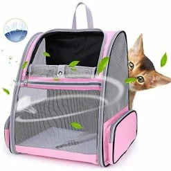 Mia's Pet Supply Lollimeow Pet Carrier Backpack For Dogs And Cats Travel