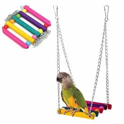 Mia's Pet Supply Parakeet Budgie Cockatiel Hammock Hanging Toy