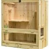 Mia's Pet Supply Indoor Wood Small Animal House Pet Cage Rabbit Houses & Accessories