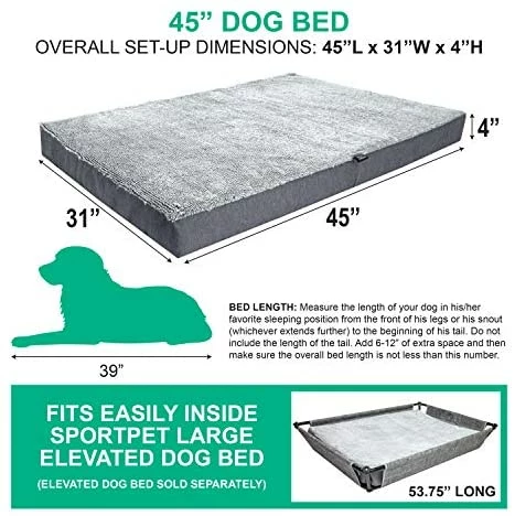 Wholesale 🎉 Mia's Pet Supply Bedding SportPet Designs Deluxe 🐶 Dog Mattress, Water-Resistant Liner Pet Bed, 😉 3 Mia's Pet Supply Bedding SportPet Designs Deluxe Dog Mattress, Water-Resistant Liner Pet Bed,