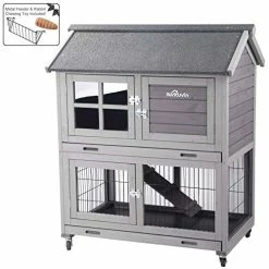 Mia's Pet Supply Aivituvin Rabbit Hutch Outdoor Indoor With Run