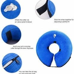 Mia's Pet Supply Apparel VST Comfortable Protective Inflatable Cone Collar