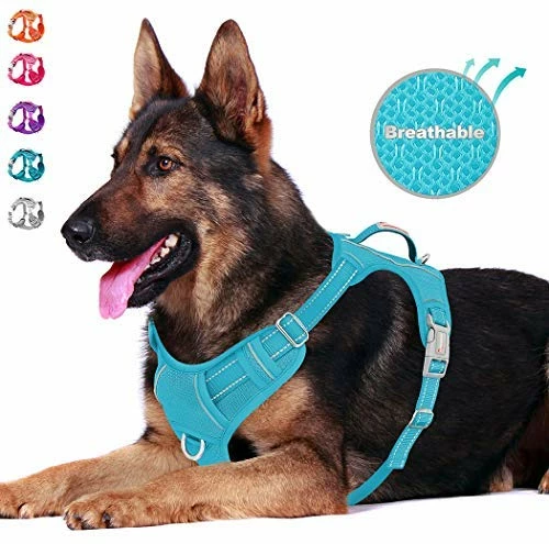 New 💯 Mia's Pet Supply No Pull 🐕 Dog Harness Front Clip Heavy Duty Reflective Easy Control Handle For Large 🐕 Dog Leashes And Harness ✨ 10 Mia's Pet Supply No Pull Dog Harness Front Clip Heavy Duty Reflective Easy Control Handle For Large Dog Leashes And Harness