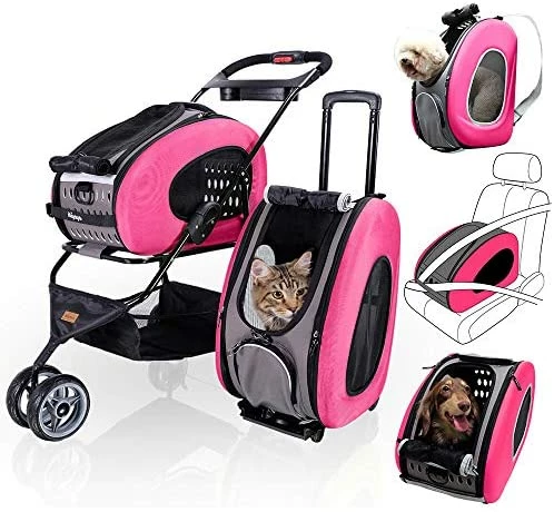 Hot Sale ๐ Mia's Pet Supply Travel : Ibiyaya 5 In 1 Pet Carrier + ๐ Backpack + Car Seat + Pet Carrier Stroller + Carriers With Wheels For ๐ฆฎ Dogs And Cats All In ONE (Brown) : Pet Supplies ๐ 13 Mia's Pet Supply Travel : Ibiyaya 5 In 1 Pet Carrier + Backpack + Car Seat + Pet Carrier Stroller + Carriers With Wheels For Dogs And Cats All In ONE (Brown) : Pet Supplies