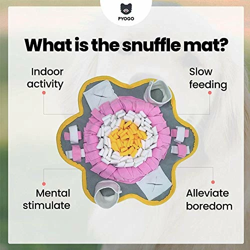Budget 😉 Mia's Pet Supply PYOGO Multi Shape Snuffle Mat For 🐕 Dog 🐕 Dog Toys 🥰 2 Mia's Pet Supply PYOGO Multi Shape Snuffle Mat For Dog Dog Toys