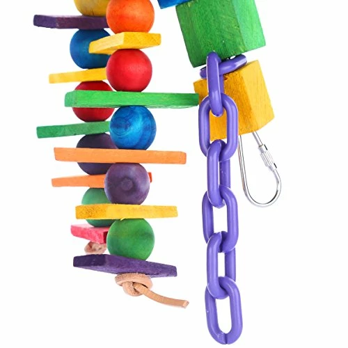 Deals ๐ Mia's Pet Supply : Pure Natural Colorful Wood Parrot Toys, ๐ 3 Mia's Pet Supply : Pure Natural Colorful Wood Parrot Toys,