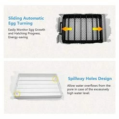 Mia's Pet Supply Mini Egg Incubator 12-35 Eggs Digital Full Automatic Poultry Hatcher Machine