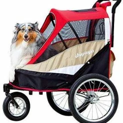 Brand new 🌟 Mia's Pet Supply Travel Ibiyaya Heavy Duty 🦮 Dog Stroller/Pull Behind Bike Trailer ❤️ 19 Mia's Pet Supply Travel Ibiyaya Heavy Duty Dog Stroller/Pull Behind Bike Trailer