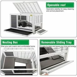Wholesale ❤️ Mia's Pet Supply COZIWOW Indoor Outdoor Rabbit Hutch 🥰 16 Mia's Pet Supply COZIWOW Indoor Outdoor Rabbit Hutch