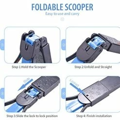 Mia's Pet Supply Hygiene PPOGOO Non-Breakable Pet Pooper Scooper For Dogs And Cats