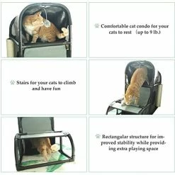 Mia's Pet Supply CO-Z 4 In 1 Multi-Functional Cat Tree Condo Furniture