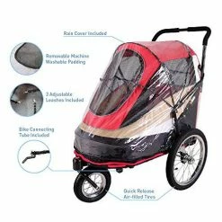 Brand new 🌟 Mia's Pet Supply Travel Ibiyaya Heavy Duty 🦮 Dog Stroller/Pull Behind Bike Trailer ❤️ 12 Mia's Pet Supply Travel Ibiyaya Heavy Duty Dog Stroller/Pull Behind Bike Trailer