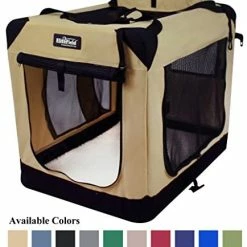 Buy 😉 Mia's Pet Supply EliteField 3-Door Folding Soft 🦮 Dog Crate, Indoor & Outdoor Pet Home Travel 🔔 24 Mia's Pet Supply EliteField 3-Door Folding Soft Dog Crate, Indoor & Outdoor Pet Home Travel