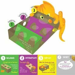 Mia's Pet Supply : Cat Interactive Treat Maze & Puzzle Feeder Cat Toys