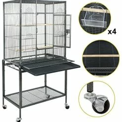 Top 10 ๐ Mia's Pet Supply Aviary & Perches ZENY Bird Cage With Stand Wrought Iron Construction 53-Inch Pet Bird Cage ๐ฏ 11 Mia's Pet Supply Aviary & Perches ZENY Bird Cage With Stand Wrought Iron Construction 53-Inch Pet Bird Cage
