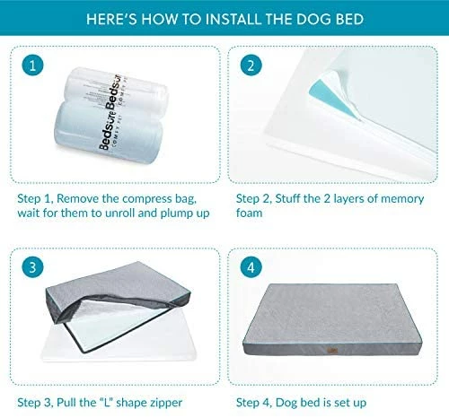 Discount ๐ Mia's Pet Supply Bedding Bedsure XL Orthopedic Memory Foam ๐ถ Dog Bed โ 3 Mia's Pet Supply Bedding Bedsure XL Orthopedic Memory Foam Dog Bed