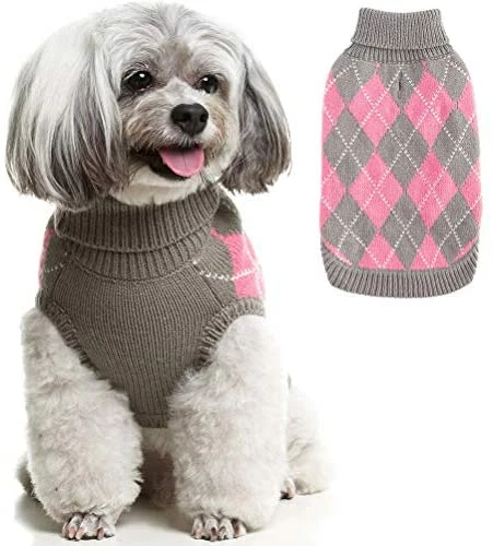 Deals 🤩 Mia's Pet Supply Plaid 🐕 Dog Sweater ⭐ 11 Mia's Pet Supply Plaid Dog Sweater