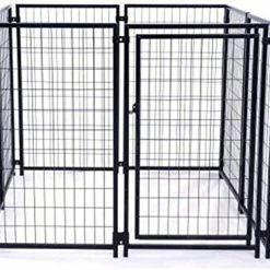 Mia's Pet Supply ALEKO DK5X5X4SQ Pet System DIY Box Kennel
