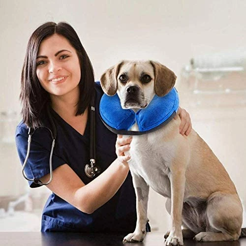 New 🎉 Mia's Pet Supply Apparel VST Comfortable Protective Inflatable Cone Collar 🎁 5 Mia's Pet Supply Apparel VST Comfortable Protective Inflatable Cone Collar