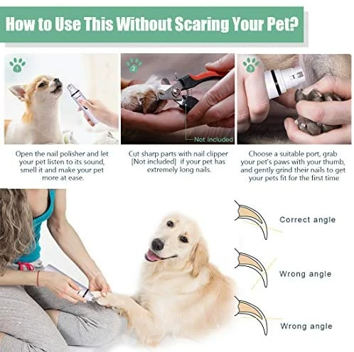 Flash Sale ⌛ Mia's Pet Supply Boence 🐕 Dog Nail Grinder, Pet Nail Grinder Hygiene ⭐ 6 Mia's Pet Supply Boence Dog Nail Grinder, Pet Nail Grinder Hygiene