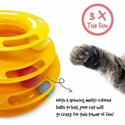Mia's Pet Supply Mental Stimulation Physical Exercise Puzzle Cat Toys :