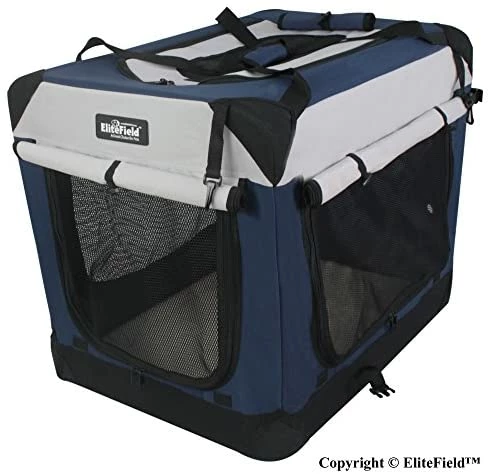Buy 😉 Mia's Pet Supply EliteField 3-Door Folding Soft 🦮 Dog Crate, Indoor & Outdoor Pet Home Travel 🔔 14 Mia's Pet Supply EliteField 3-Door Folding Soft Dog Crate, Indoor & Outdoor Pet Home Travel