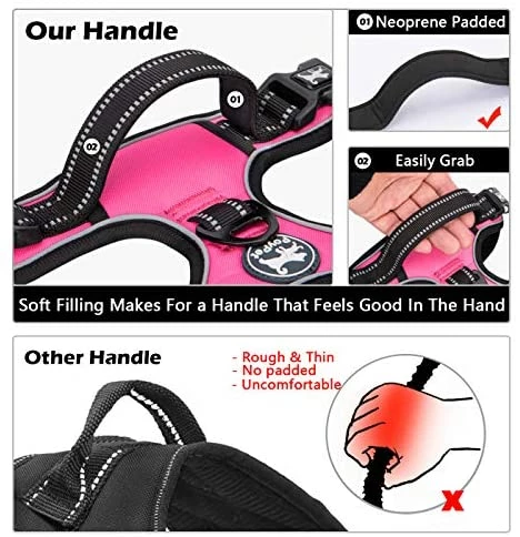 New 😉 Mia's Pet Supply PoyPet No Pull 🦮 Dog Harness, No Choke Front Lead 🦮 Dog Reflective Harness Leashes And Harness 🔔 4 Mia's Pet Supply PoyPet No Pull Dog Harness, No Choke Front Lead Dog Reflective Harness Leashes And Harness