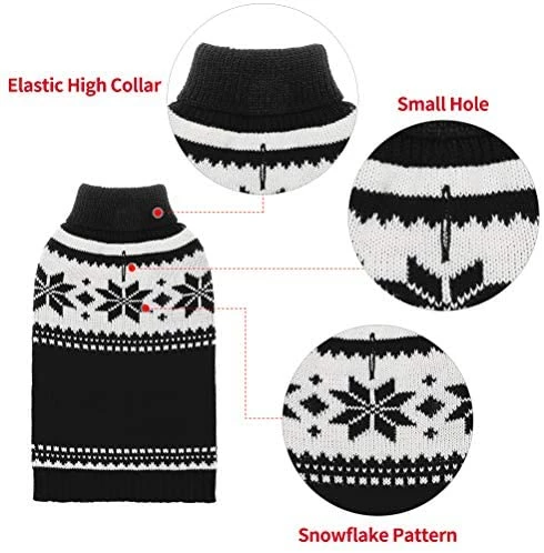 Coupon ๐ Mia's Pet Supply ๐ฆฎ Dog Sweater - Winter ๐งฅ Coat Apparel Clothes With Colorful Stripes โญ 4 Mia's Pet Supply Dog Sweater - Winter Coat Apparel Clothes With Colorful Stripes