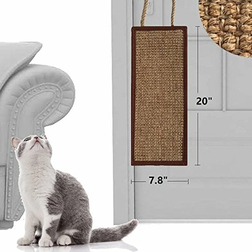 New โจ Mia's Pet Supply Cat Toys Natural Sisal Rope Covered Door Cat Scratching Mat ๐ 6 Mia's Pet Supply Cat Toys Natural Sisal Rope Covered Door Cat Scratching Mat