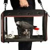 Mia's Pet Supply Colorday Lightweight Bird Carrier, Bird Travel Cage Aviary & Perches