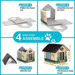 Wholesale ⭐ Mia's Pet Supply Bedding PETYELLA Outdoor Cat House Feral Cat Shelter 🤩 10 Mia's Pet Supply Bedding PETYELLA Outdoor Cat House Feral Cat Shelter