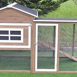 Mia's Pet Supply Chicken Coop Cages Large 87" Wood Chicken Coop Backyard Hen House