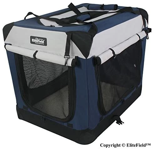 Buy 😉 Mia's Pet Supply EliteField 3-Door Folding Soft 🦮 Dog Crate, Indoor & Outdoor Pet Home Travel 🔔 16 Mia's Pet Supply EliteField 3-Door Folding Soft Dog Crate, Indoor & Outdoor Pet Home Travel