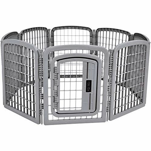 Deals ⭐ Mia's Pet Supply Plastic Pet Pen Fence Enclosure With Gate - Houses, Pens & Crates 🥰 1 Mia's Pet Supply Plastic Pet Pen Fence Enclosure With Gate - Houses, Pens & Crates