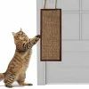 Mia's Pet Supply Cat Toys Natural Sisal Rope Covered Door Cat Scratching Mat