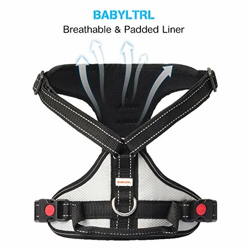 New 🥰 Mia's Pet Supply : Babyltrl Big 🦮 Dog Harness No-Pull Anti-Tear Adjustable 🎉 6 Mia's Pet Supply : Babyltrl Big Dog Harness No-Pull Anti-Tear Adjustable